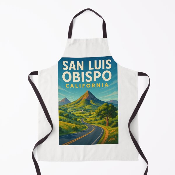 Item preview, San Luis Obispo Landscape and Highway with Cerro San Luis designed and sold by Places On Earth.