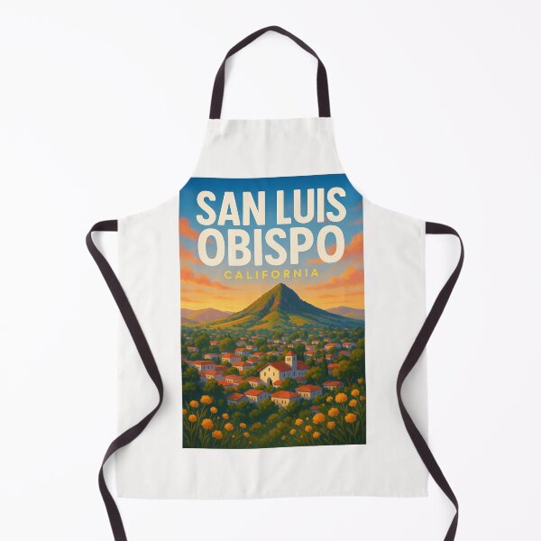 Item preview, Mission and Rooftops at Sunset, San Luis Obispo designed and sold by Places On Earth.