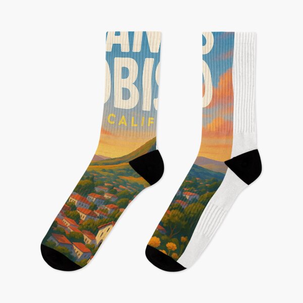 Item preview, Mission and Rooftops at Sunset, San Luis Obispo designed and sold by Places On Earth.