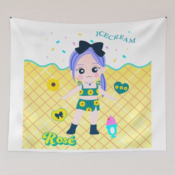 Item preview, BLACKPINK Rosé - Chibi de helado (1) designed and sold by 0627june.