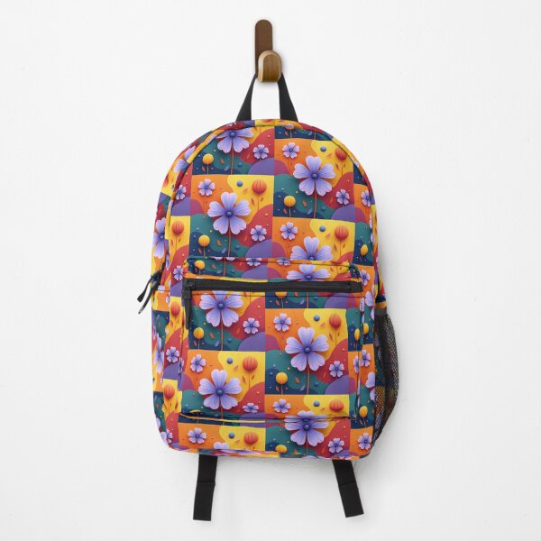 Item preview, 3D Purple Flower Pop Art Design, POD Artwork, Bold Color Background designed and sold by KlarkiteTees.