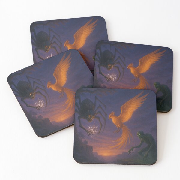Item preview, Tsuchigumo, Simurgh and Drekavac 14 designed and sold by AIfolklore.