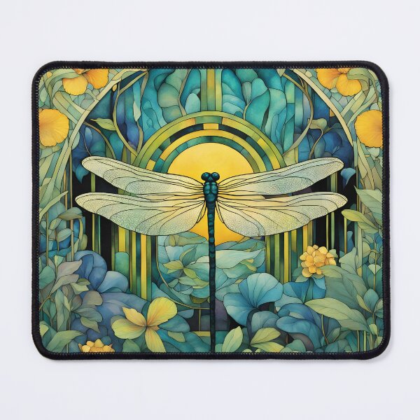 Item preview, Art Deco Dragonfly Garden designed and sold by Glimmersmith.