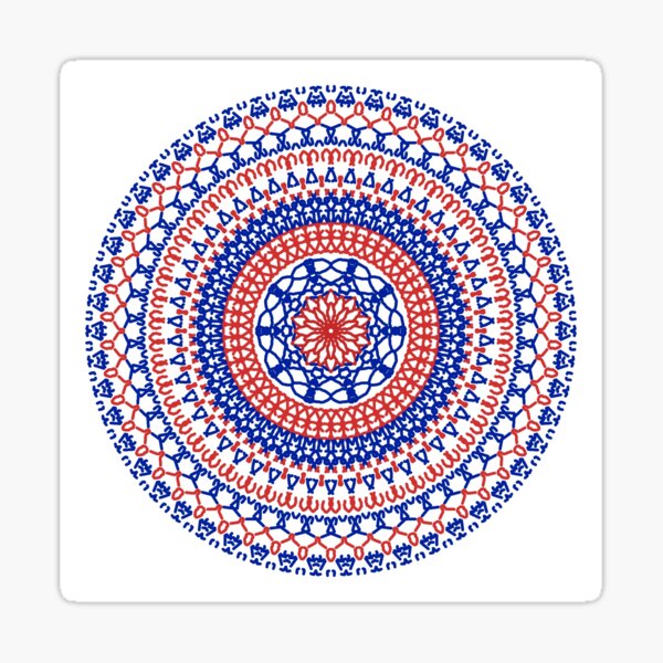 Aperçu de l'œuvre Mandala du Temple Prisme – Harmonie des chakras dans un flux géométrique créée et vendue par Mandaladian.