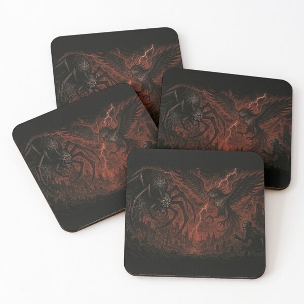 Item preview, Tsuchigumo, Simurgh and Drekavac 16 designed and sold by AIfolklore.