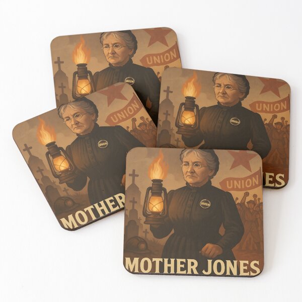 Item preview, Mother Jones: Fight Like Hell for the Living designed and sold by StarsAndSickles.