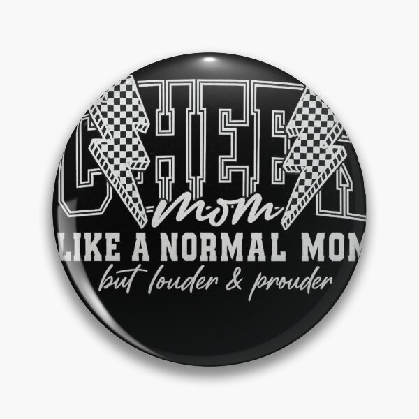 Item preview, Cheer Mom Typography with Checkered Lightning and Bold Motto designed and sold by haitrieuic96.