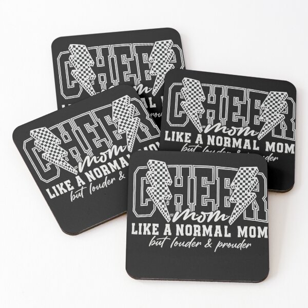 Item preview, Cheer Mom Typography with Checkered Lightning and Bold Motto designed and sold by haitrieuic96.