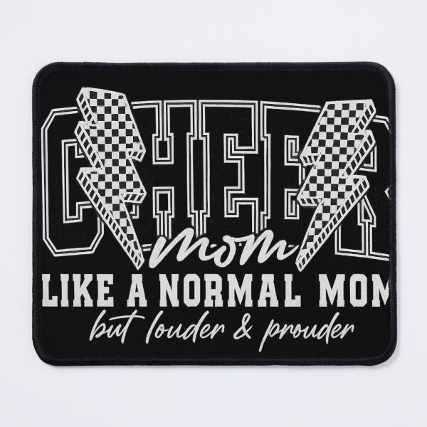 Item preview, Cheer Mom Typography with Checkered Lightning and Bold Motto designed and sold by haitrieuic96.