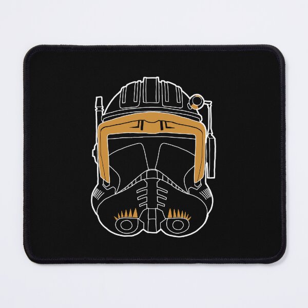 Item preview, Commander Cody White Orange Print designed and sold by JurgenRichard.