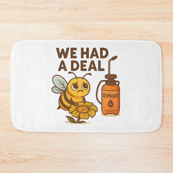 Item preview, We Had a Deal – Sad Bee Anti-Pesticide Message designed and sold by Lacritsa .