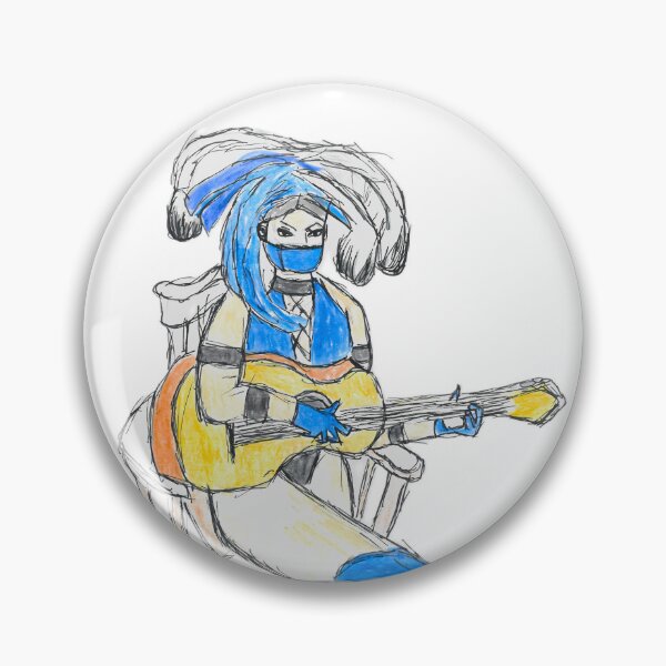 Artikelvorschau, Kitana spielt Gitarre entworfen und verkauft von ArtfulThingies.