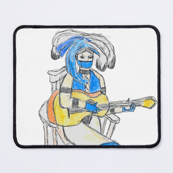 Artikelvorschau, Kitana spielt Gitarre entworfen und verkauft von ArtfulThingies.