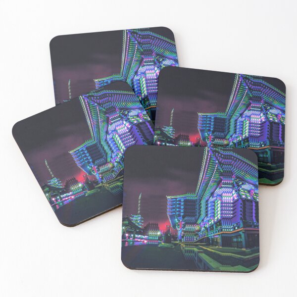 Item preview, Tokyo Japan Cyberpunk Futuristic Chromatic Art Asakusa designed and sold by Altered Scenez Artworks.