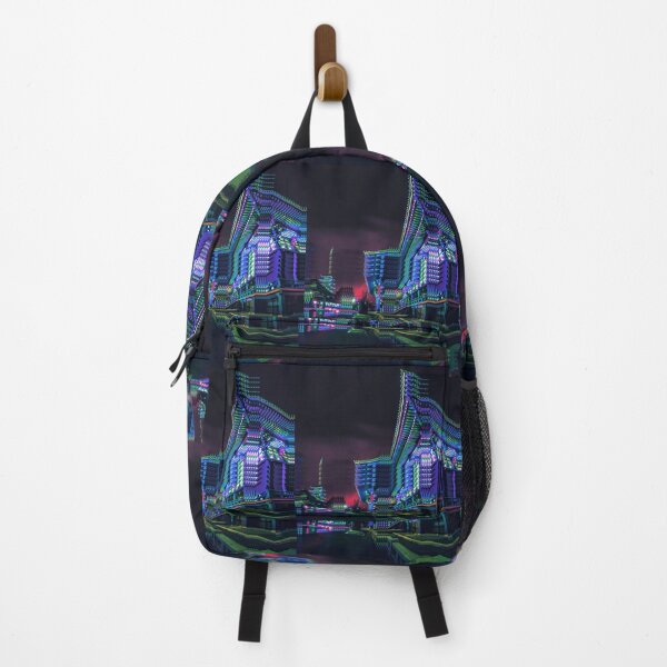 Item preview, Tokyo Japan Cyberpunk Futuristic Chromatic Art Asakusa designed and sold by Altered Scenez Artworks.