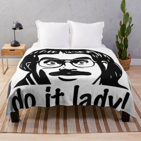 Item preview, Do It Lady Retro Humor Shirt – Funny Bold Quote with Vintage Face Art designed and sold by RenettaFunky.