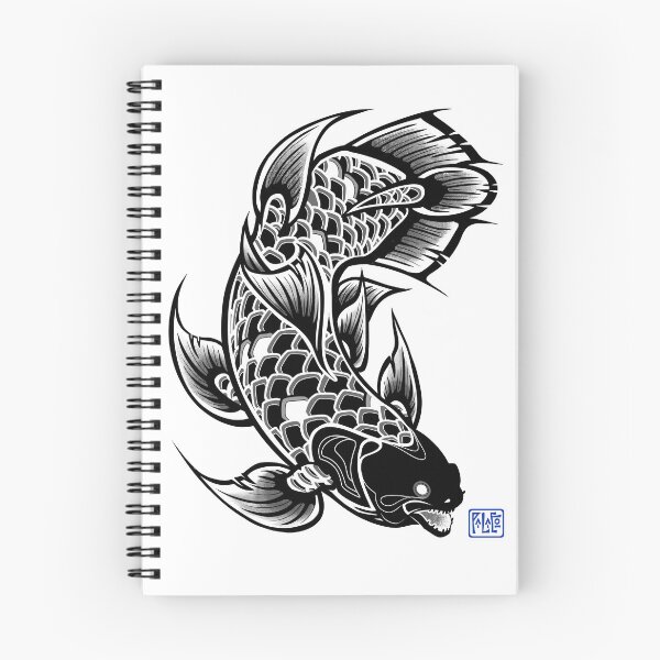 Item preview, Irezumi Coelacanth designed and sold by PaleoPanthera.
