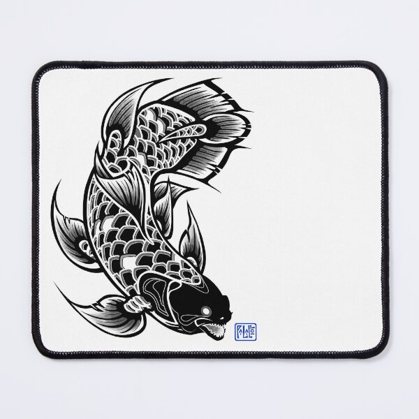 Item preview, Irezumi Coelacanth designed and sold by PaleoPanthera.