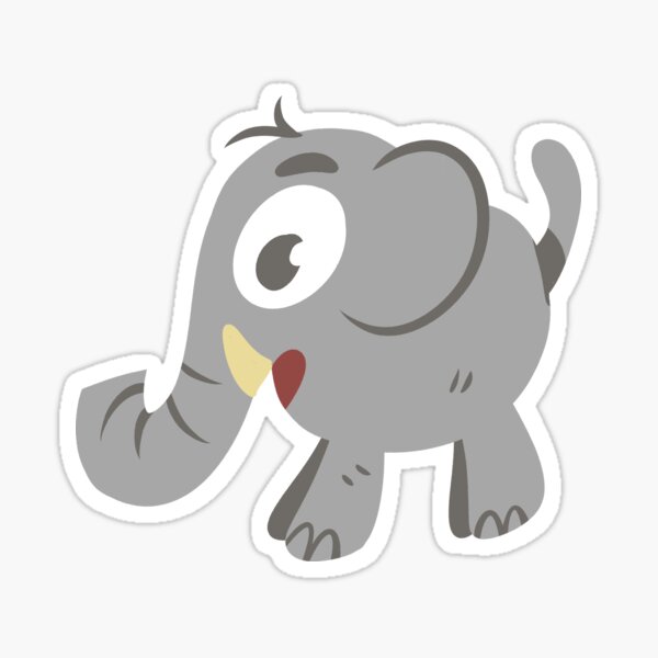 Item preview, Little Gray Elephant designed and sold by Vizuallizer.