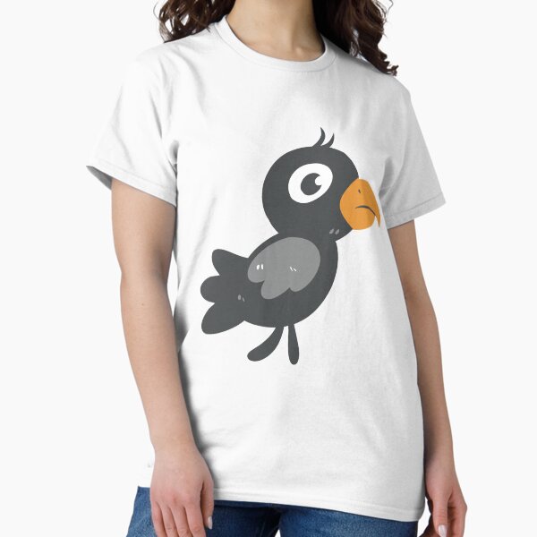 Item preview, Black Bird with Orange Beak designed and sold by Vizuallizer.