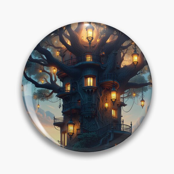 Item preview, The Enchanted Treehouse of Light designed and sold by oanaunciuleanu.
