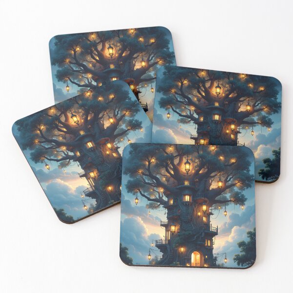 Item preview, The Enchanted Treehouse of Light designed and sold by oanaunciuleanu.