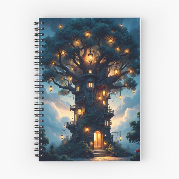 Item preview, The Enchanted Treehouse of Light designed and sold by oanaunciuleanu.