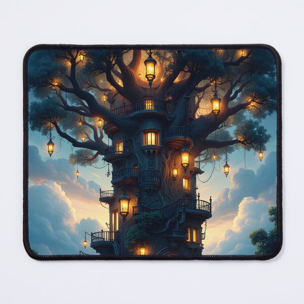 Item preview, The Enchanted Treehouse of Light designed and sold by oanaunciuleanu.