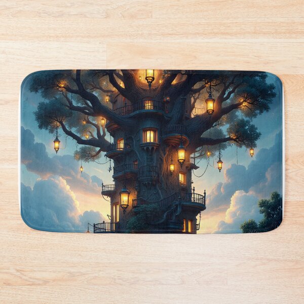 Item preview, The Enchanted Treehouse of Light designed and sold by oanaunciuleanu.