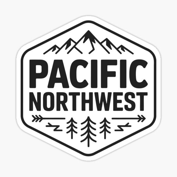 Item preview, Pacific Northwest Adventure Badge designed and sold by Digital Art Works  Hub.