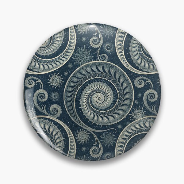 Item preview, Intricate Spiral Mandala Seamless Pattern, POD Design, Cosmic Swirl Art designed and sold by KlarkiteTees.