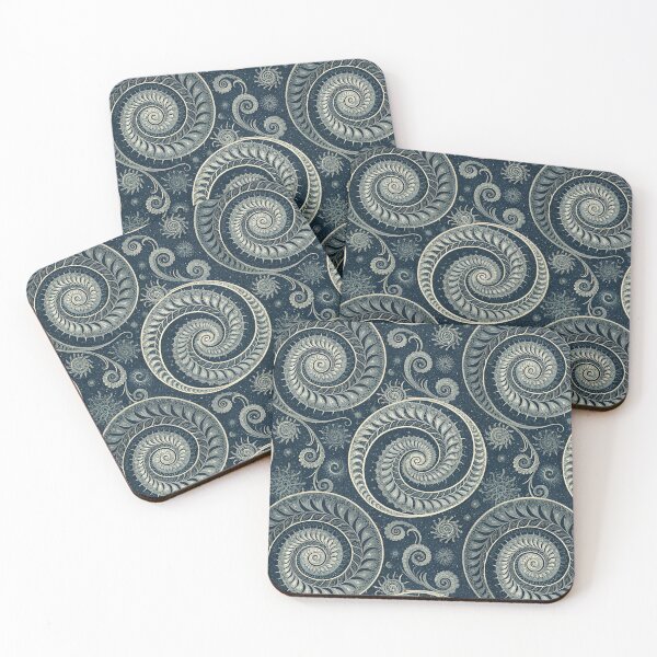 Item preview, Intricate Spiral Mandala Seamless Pattern, POD Design, Cosmic Swirl Art designed and sold by KlarkiteTees.
