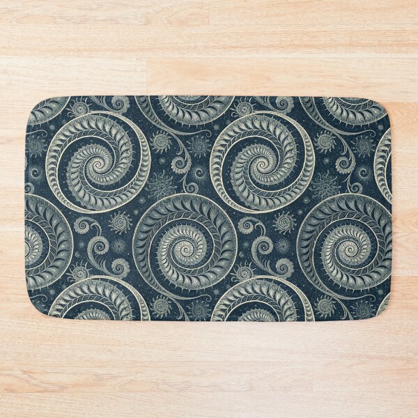 Item preview, Intricate Spiral Mandala Seamless Pattern, POD Design, Cosmic Swirl Art designed and sold by KlarkiteTees.