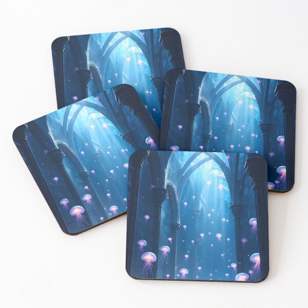 Item preview, Sanctuary of the Luminous Jellyfish designed and sold by oanaunciuleanu.