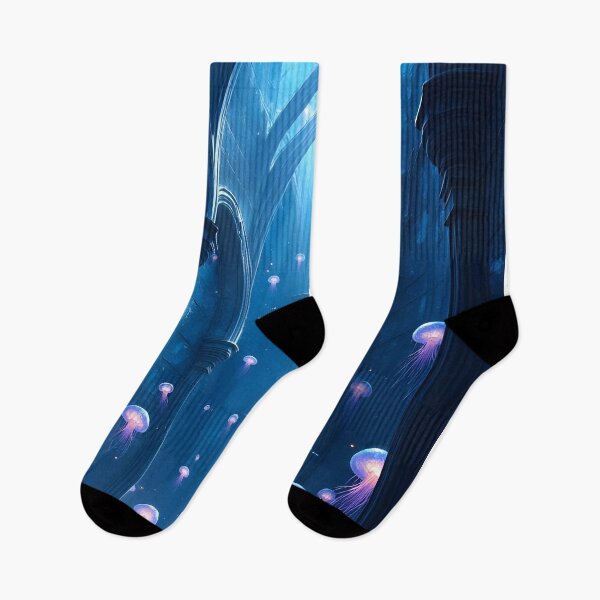 Item preview, Sanctuary of the Luminous Jellyfish designed and sold by oanaunciuleanu.