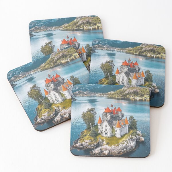 Item preview, Castle on island designed and sold by MorningFive.
