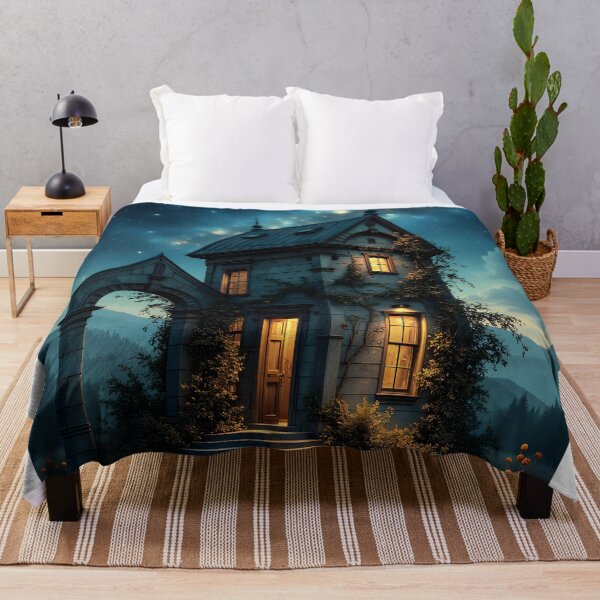 Item preview, The Enchanted Night Cottage designed and sold by oanaunciuleanu.