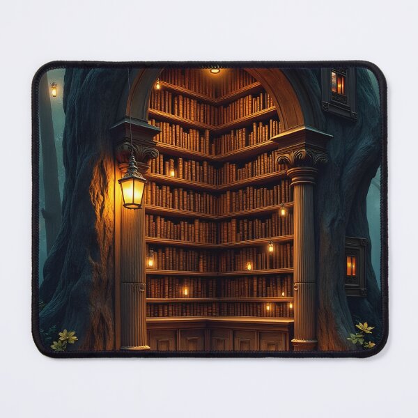 Item preview, The Enchanted Library Tree designed and sold by oanaunciuleanu.