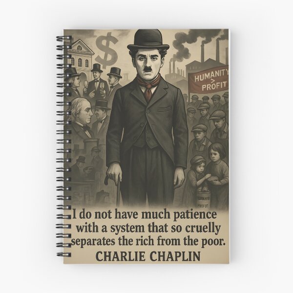 Item preview, Charlie Chaplin: Humanity > Profit designed and sold by StarsAndSickles.