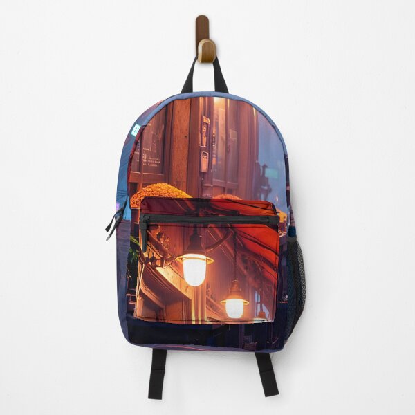 Item preview, Neon Alley Market at Dusk designed and sold by oanaunciuleanu.