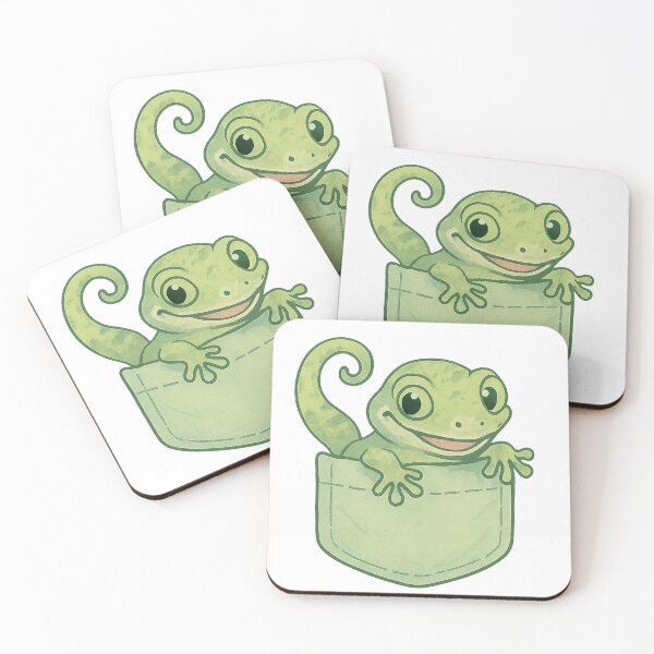 Artikelvorschau, Pocket Gecko Überraschungs-T-Shirt entworfen und verkauft von TONSNAP.