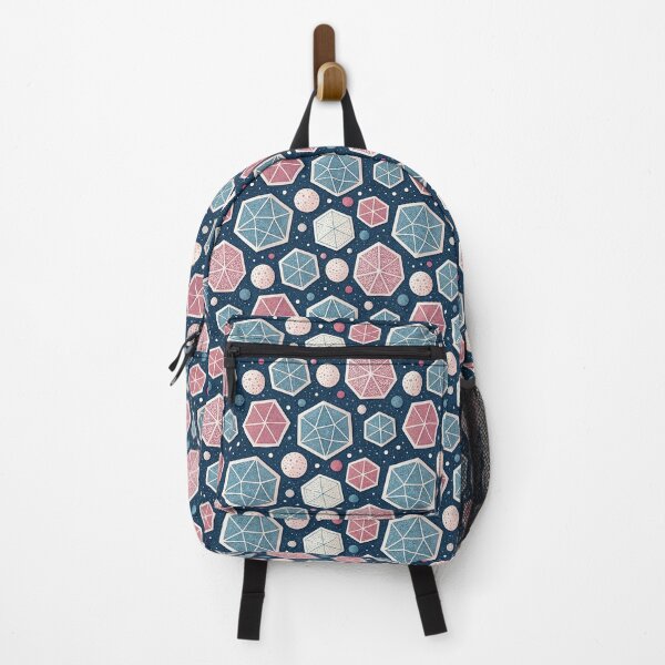 Item preview, Geometric Space Polygon Seamless Pattern, Blue and Pink Galaxy Style designed and sold by KlarkiteTees.