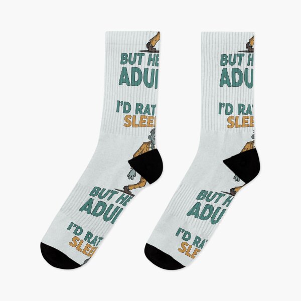 Item preview, I’d Rather Be Sleeping… But Here I Am, Adulting designed and sold by Amir Faysal.