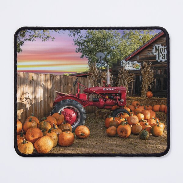 Item preview, Tractor with pumpkins in autumn, Thanksgiving designed and sold by Mauswohn.