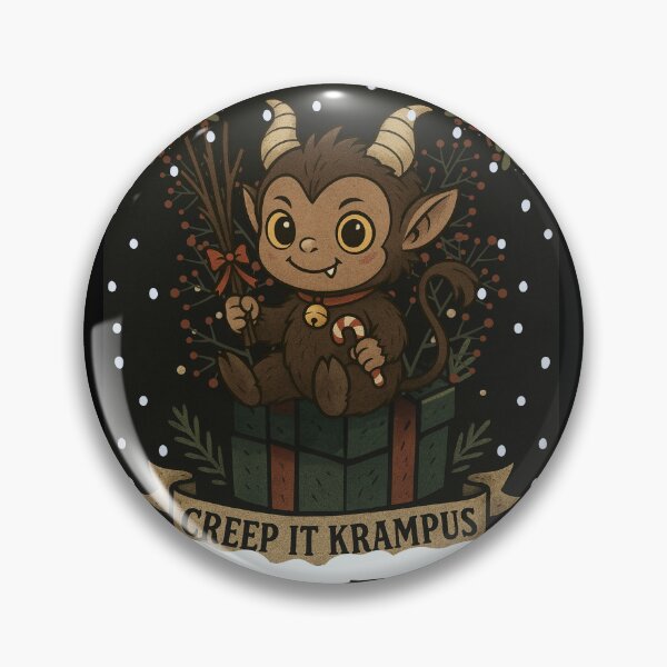 Item preview, Baby Krampus Christmas Art – Naughty but Nice designed and sold by Tookiester.