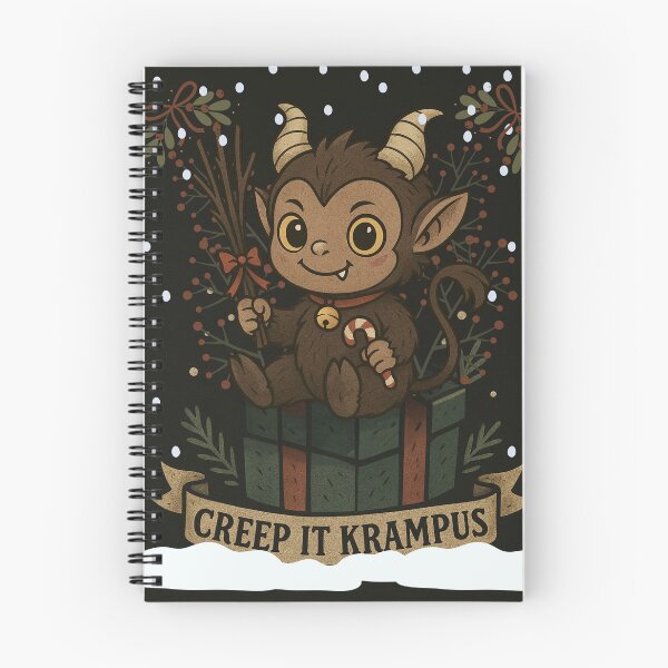 Item preview, Baby Krampus Christmas Art – Naughty but Nice designed and sold by Tookiester.