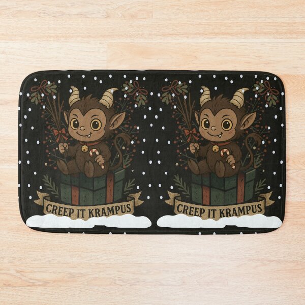 Item preview, Baby Krampus Christmas Art – Naughty but Nice designed and sold by Tookiester.