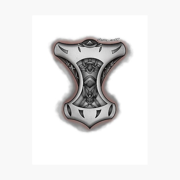 Item preview, Thors hammer designed and sold by Norse.art17.