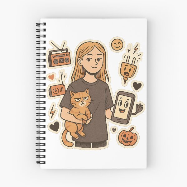 Item preview, Girl, Grumpy Cat, and Gadget Friends designed and sold by QuirkWears.