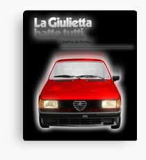 Alfa Romeo Giulietta 82' Canvas Print